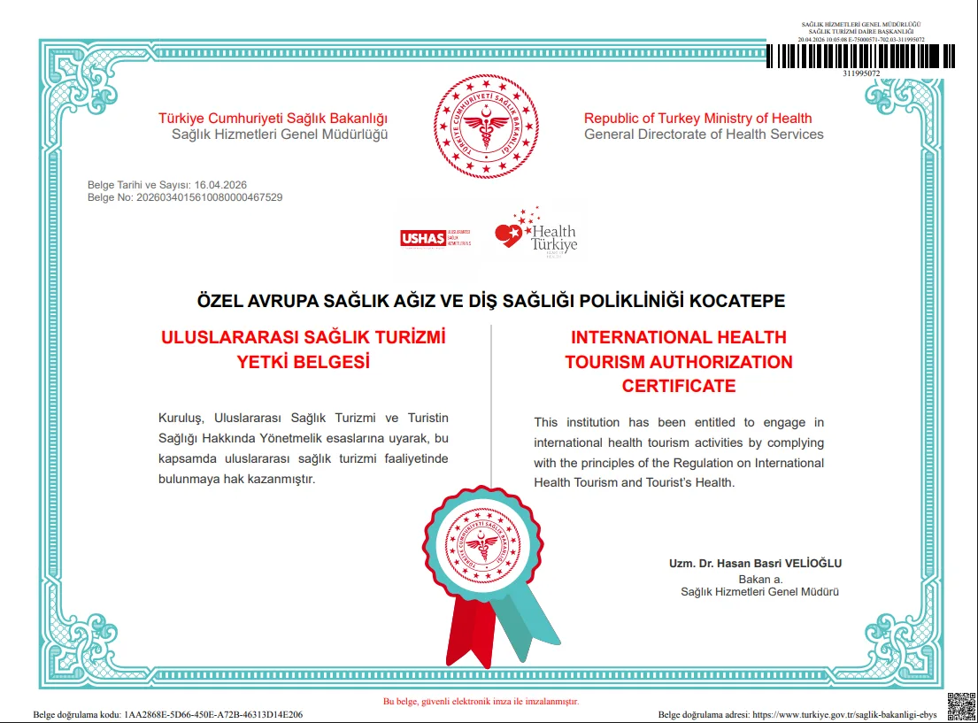Uluslararası Sağlık Turizmi Yetki Belgesi